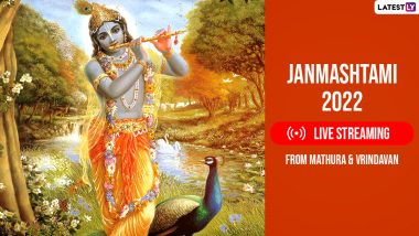 Krishna Janmashtami 2022 Live Streaming From Mathura & Vrindavan: Live Online Darshan and Celebration To Watch on Gokulashtami
